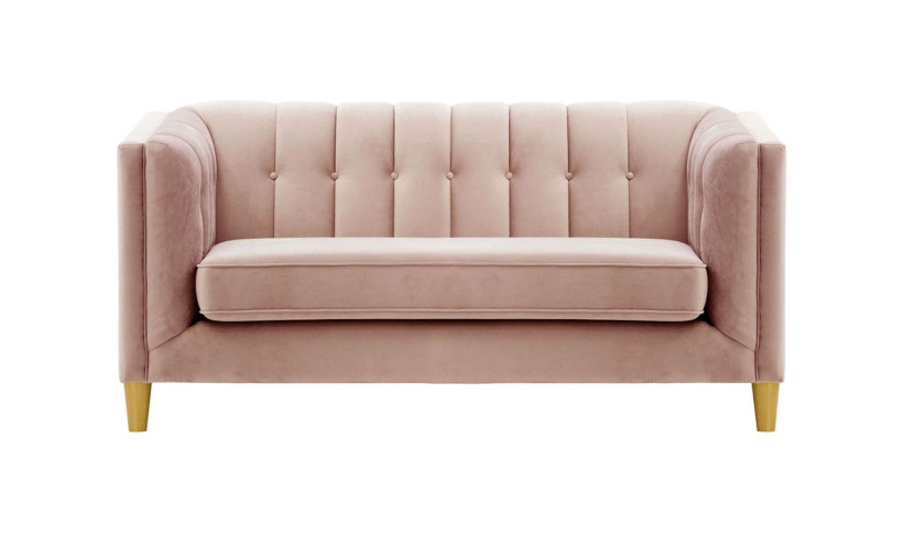 Sofa dwuosobowa Sodre-Velluto 14-like oak 434801