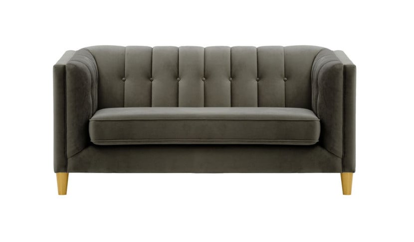 Sofa dwuosobowa Sodre-Velluto 19-like oak 434753