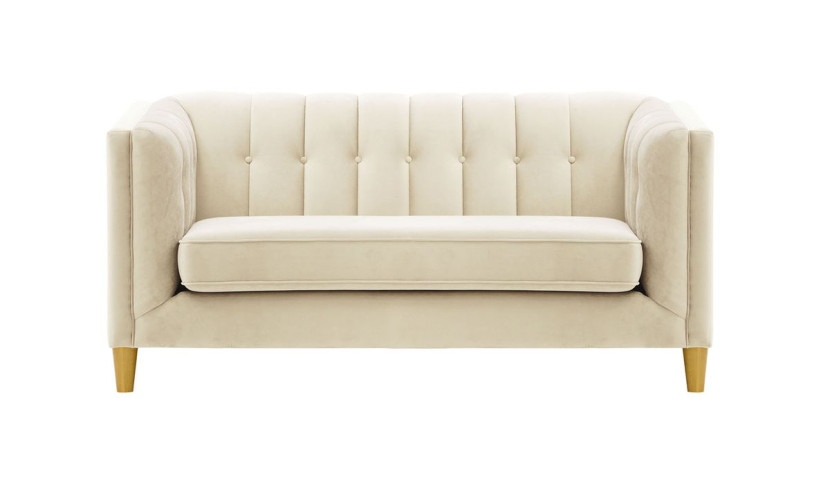 Sofa dwuosobowa Sodre-Velluto 2-like oak 434787
