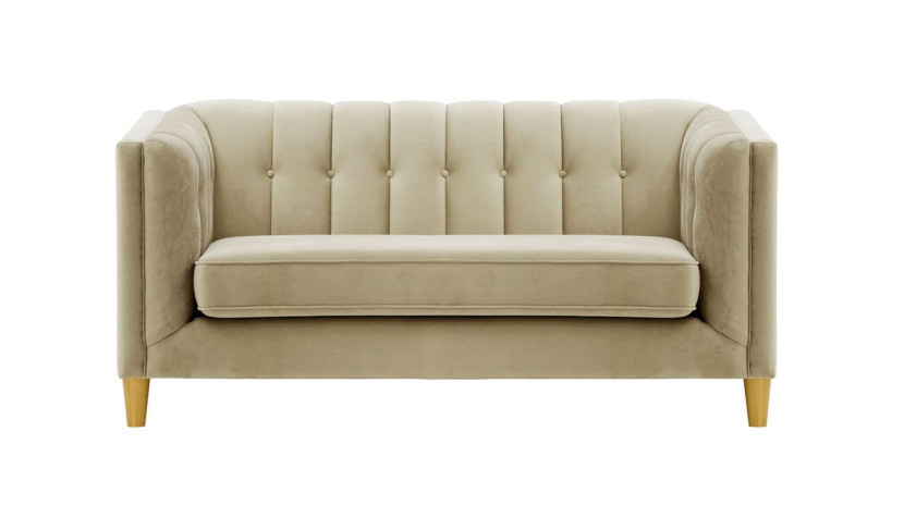 Sofa dwuosobowa Sodre-Velluto 3-like oak 434726