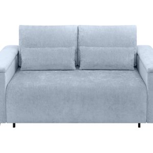 Sofa dwuosobowa Stretto_D rozkładana z pojemnikiem błękitna 993114 Sofa dwuosobowa Stretto_D rozkładana z pojemnikiem błękitna 993114