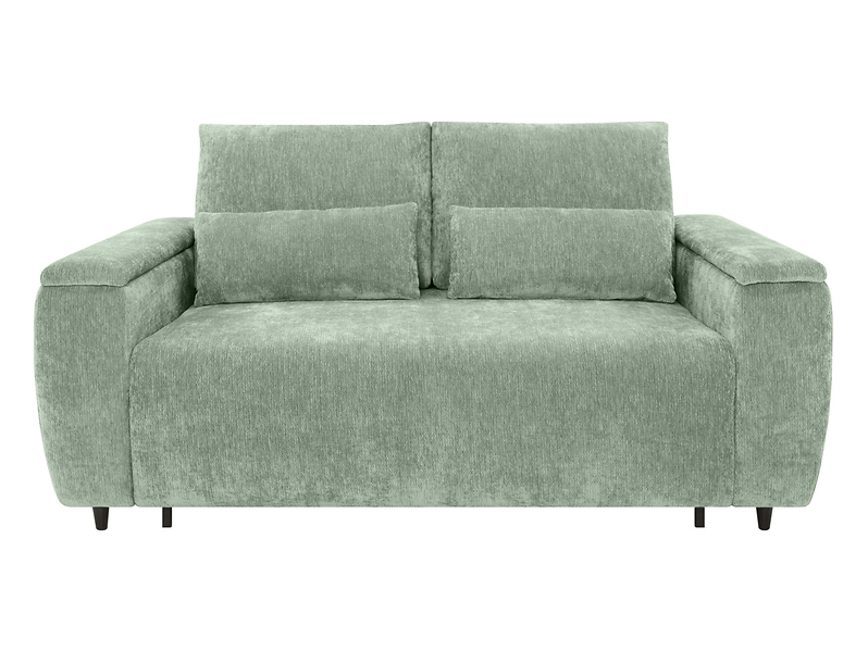 Sofa dwuosobowa Stretto_D rozkładana z pojemnikiem miętowa 993113