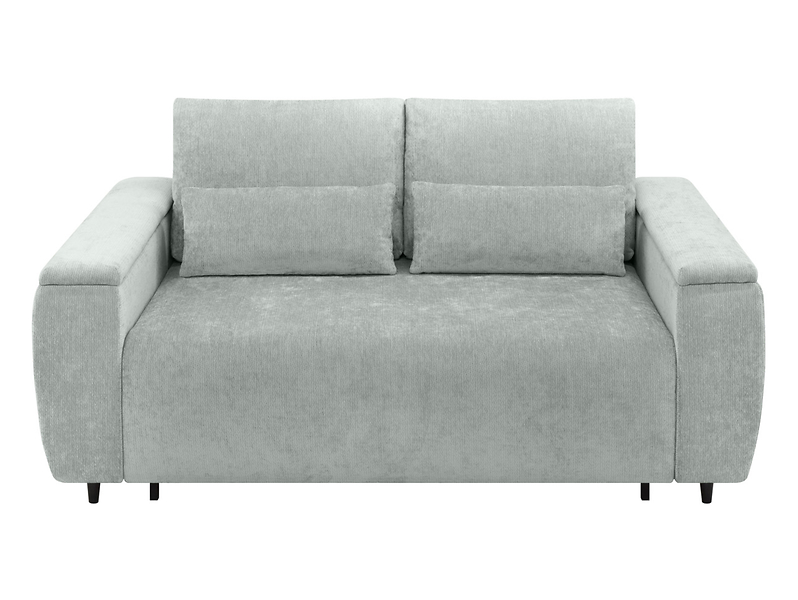 Sofa dwuosobowa Stretto_D rozkładana z pojemnikiem szara 993112