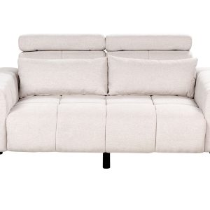 Sofa dwuosobowa tapicerowana beżowa 451671 Sofa dwuosobowa tapicerowana beżowa 451671