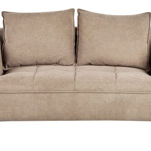 Sofa dwuosobowa tapicerowana brązowa 430536 Sofa dwuosobowa tapicerowana brązowa 430536