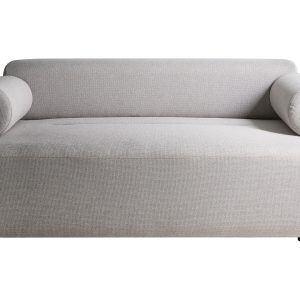 Sofa dwuosobowa tapicerowana jasnoszara 866705 Sofa dwuosobowa tapicerowana jasnoszara 866705