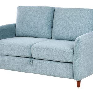 Sofa dwuosobowa tapicerowana niebieska 598768 Sofa dwuosobowa tapicerowana niebieska 598768