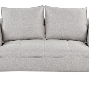 Sofa dwuosobowa tapicerowana szara 430513 Sofa dwuosobowa tapicerowana szara 430513
