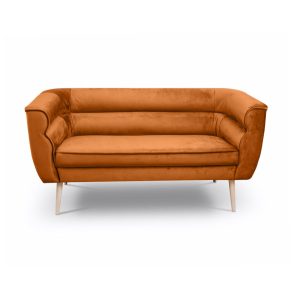 Sofa dwuosobowa w stylu skandynawskim MARO 2 / MG2213 rdzawy 351501