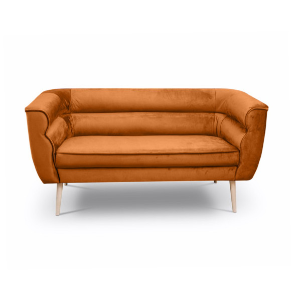 Sofa dwuosobowa w stylu skandynawskim MARO 2 / MG2213 rdzawy 351501
