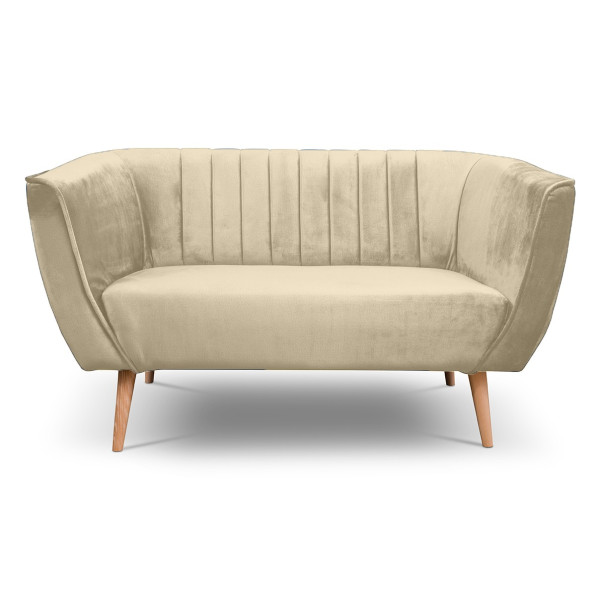 Sofa dwuosobowa w stylu skandynawskim PIK 2 / MON02 ecru 382769