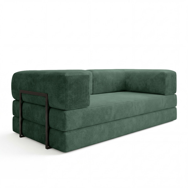 Sofa Edi, tkanina Poso, ciemnozielony (14) 1101443