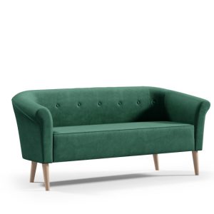 Sofa ESPERO z guzikami styl skandynawski 3 osobowa welur monolith 37 637101 Sofa ESPERO z guzikami styl skandynawski 3 osobowa welur monolith 37 637101