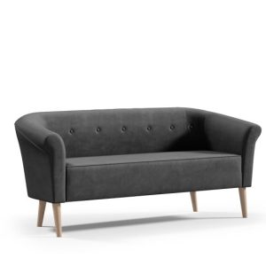 Sofa ESPERO z guzikami styl skandynawski 3 osobowa welur riviera 95 637122 Sofa ESPERO z guzikami styl skandynawski 3 osobowa welur riviera 95 637122