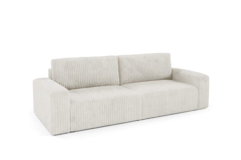 Sofa FANO z bokami funkcja spania sztruks Kolor: TILIA 1 433907