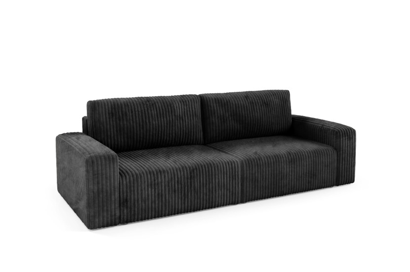 Sofa FANO z bokami funkcja spania sztruks Kolor: TILIA 100 433908