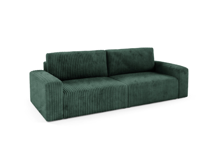 Sofa FANO z bokami funkcja spania sztruks Kolor: TILIA 39 433904