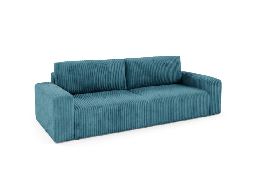 Sofa FANO z bokami funkcja spania sztruks Kolor: TILIA 75 433909