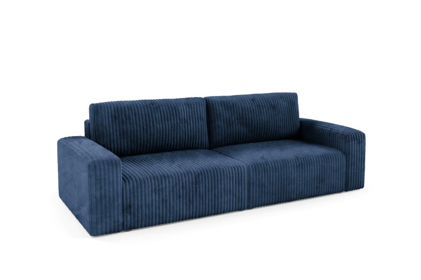 Sofa FANO z bokami funkcja spania sztruks Kolor: TILIA 77 433905