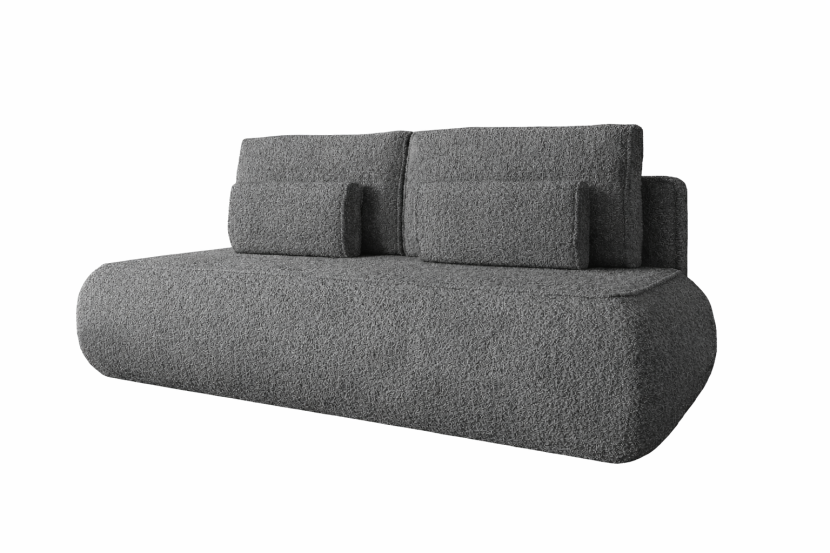 Sofa GAJA baranek boucle grafit wygodna nowoczesna 943697