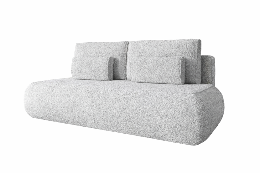 Sofa GAJA baranek boucle szara wygodna nowoczesna 943695