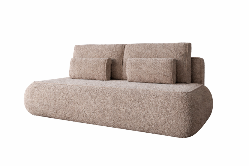 Sofa GAJA baranek boucle wygodna cappuccino 943700