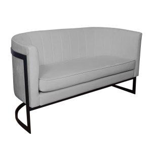 Sofa Glamour tkanina Welur podstawa metalowa 141829 Sofa Glamour tkanina Welur podstawa metalowa 141829