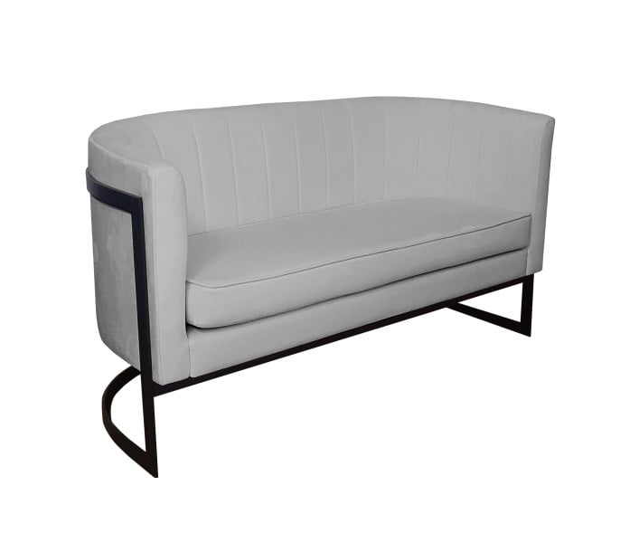Sofa Glamour tkanina Welur podstawa metalowa 141829