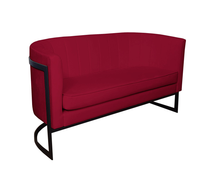 Sofa Glamour tkanina Welur podstawa metalowa 141838