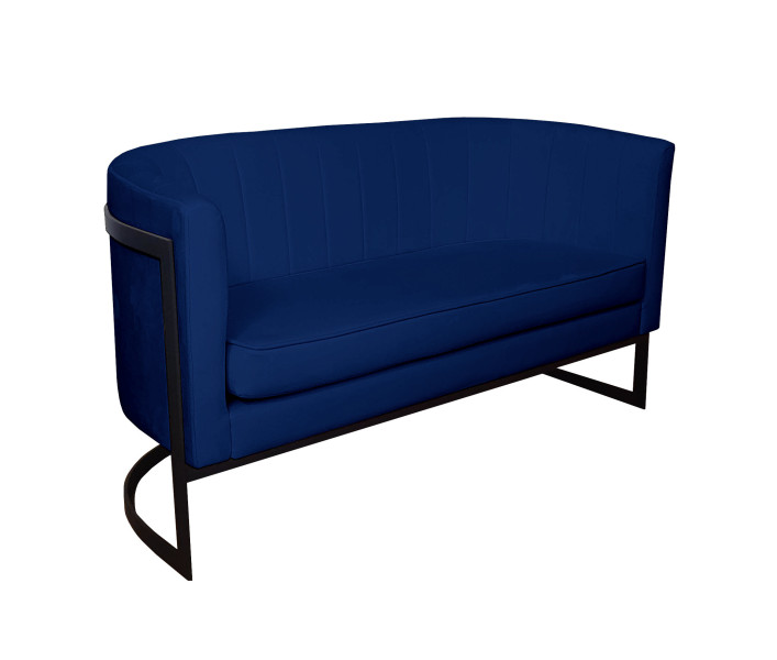 Sofa Glamour tkanina Welur podstawa metalowa 141841