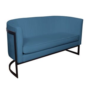 Sofa Glamour tkanina Welur podstawa metalowa 141844