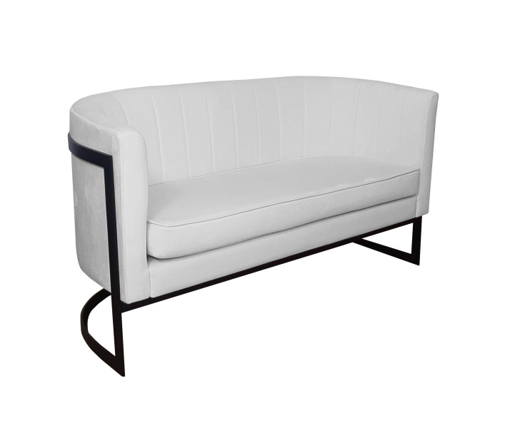 Sofa Glamour tkanina Welur podstawa metalowa 141846
