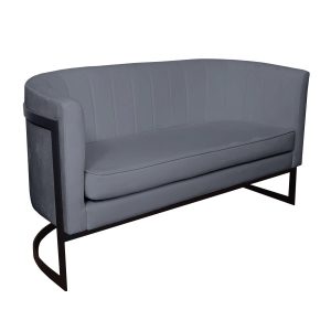 Sofa Glamour tkanina Welur podstawa metalowa 141830 Sofa Glamour tkanina Welur podstawa metalowa 141830
