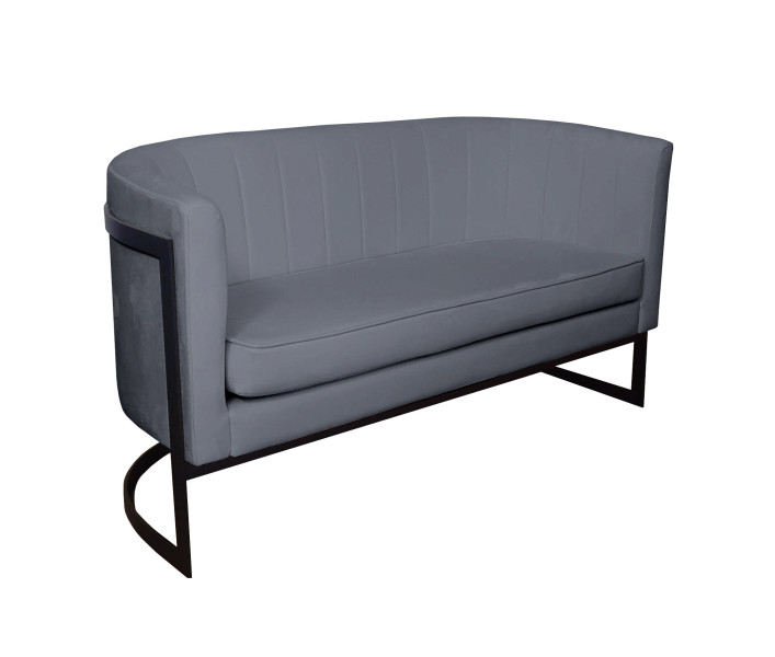 Sofa Glamour tkanina Welur podstawa metalowa 141830