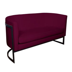 Sofa Glamour tkanina Welur podstawa metalowa 141831 Sofa Glamour tkanina Welur podstawa metalowa 141831