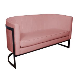 Sofa Glamour tkanina Welur podstawa metalowa 141828 Sofa Glamour tkanina Welur podstawa metalowa 141828