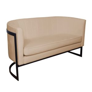 Sofa Glamour tkanina Welur podstawa metalowa 141833