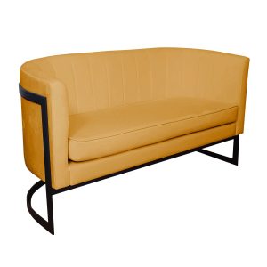 Sofa Glamour tkanina Welur podstawa metalowa 141835