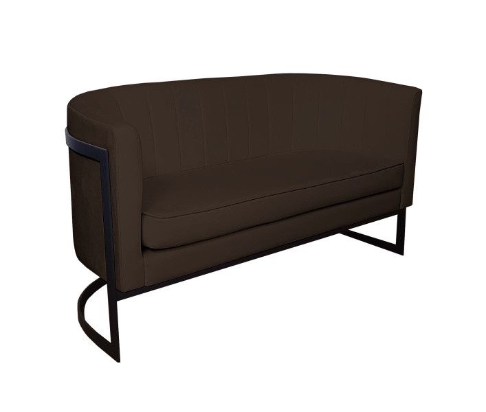 Sofa Glamour tkanina Welur podstawa metalowa 141836