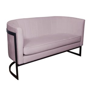 Sofa Glamour tkanina Welur podstawa metalowa 141837