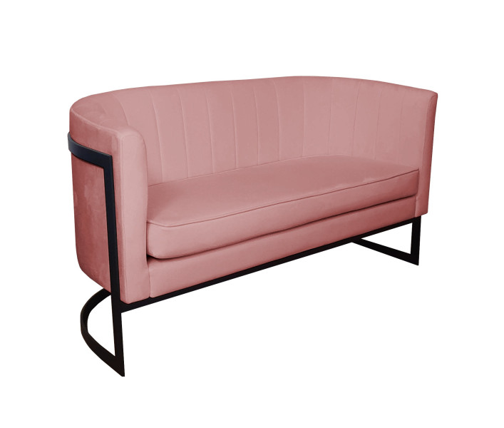Sofa Glamour tkanina Welur podstawa metalowa 141828
