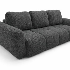 Sofa Grafitowa Boucle Premium 250 cm Kanapa Rozkładana z Pojemnikiem Agnelo 1038426 Sofa Grafitowa Boucle Premium 250 cm Kanapa Rozkładana z Pojemnikiem Agnelo 1038426