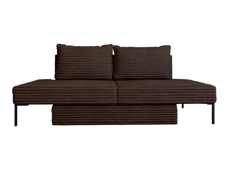 Sofa HANA 4w1 system wielofunkcyjny sztruks brąz 937598