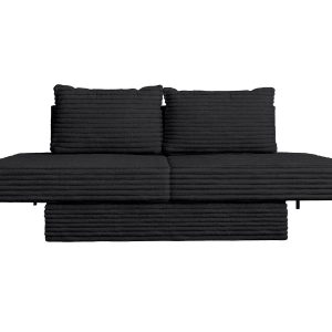 Sofa HANA 4w1 system wielofunkcyjny sztruks czarny 937596