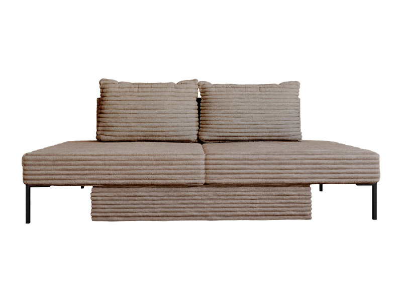 Sofa Hana 4w1 system wielofunkcyjny sztruks jasny brąz 937595