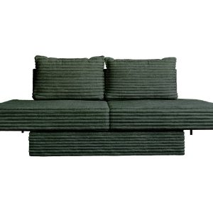 Sofa HANA 4w1 system wielofunkcyjny sztruks zieleń 937586