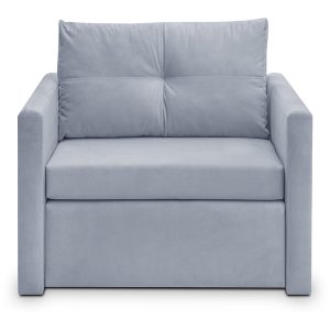 Sofa jednoosobowa Bunio rozkładana z pojemnikiem szara 303157