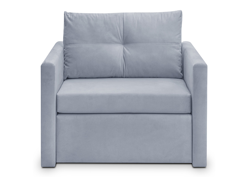 Sofa jednoosobowa Bunio rozkładana z pojemnikiem szara 303157