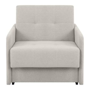 Sofa jednoosobowa Como rozkładana z pojemnikiem beżowa 512306