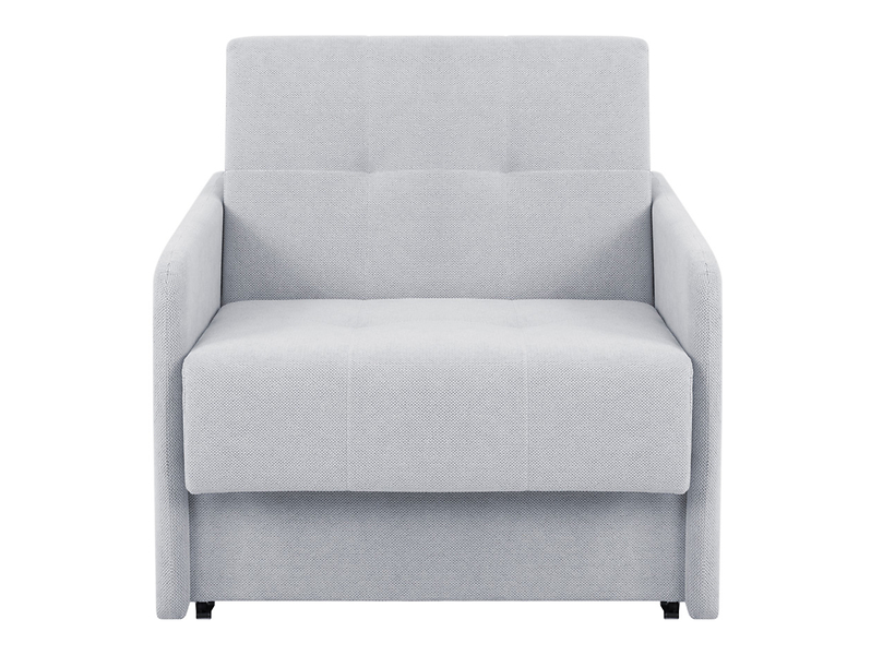 Sofa jednoosobowa Como rozkładana z pojemnikiem jasnoszara 280577